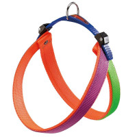 Ferplast Agila Colors 4 Purple-Orange шлейки з нейлону, для собак, 44x52 см Ferplast Agila Colors 4 Purple-Orange шлейки з нейлону, для собак, 44x52 см