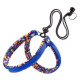 Ferplast Agila Fantasy 2 Blue ергономічна шлейки для собак з м'якою підкладкою і еластичним шнуром, 32x50 см