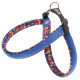 Ferplast Agila Fantasy 5 Blue ергономічна шлейки для собак з м'якою підкладкою і еластичним шнуром, 50x58 см