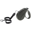 Поводок-рулетка для собак до 50 кг Ferplast Amigo Easy L Cord Nero cо шнуром, чорний, 5 м