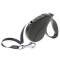 Поводок-рулетка для собак до 50 кг Ferplast Amigo Easy L Tape Nero c стрічкою, чорний, 5 м