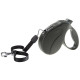 Поводок-рулетка для собак до 25 кг Ferplast Amigo Easy M Cord Nero cо шнуром, чорний, 5 м