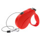 Поводок-рулетка для собак до 12 кг Ferplast Amigo Easy Mini Cord Rosso cо шнуром, червоний, 3 м