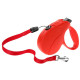 Поводок-рулетка для собак до 15 кг Ferplast Amigo Easy S Cord Rosso cо шнуром, червоний, 5 м