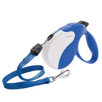 Поводок-рулетка Ferplast Amigo L Cord Blue-White Lead для собак з тонким шнуром, 16x3,8x15 см Поводок-рулетка Ferplast Amigo L Cord Blue-White Lead для собак з тонким шнуром, 16x3,8x15 см