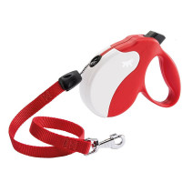 Поводок-рулетка Ferplast Amigo Long Cord Red-White для собак cо шнуром, 15x3,6x14 см