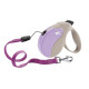 Поводок-рулетка Ferplast Amigo M Cord Beige-Purple Lead для собак cо шнуром, бежево-фіолетовий, 15x3,6x14 см