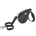 Поводок-рулетка Ferplast Amigo M Cord Black Lead для собак cо шнуром, чорний, 15x3,6x14 см