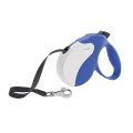 Поводок-рулетка Ferplast Amigo M Tape Blue-White для собак c стрічкою, біло-синій, 15x3,6x14 см
