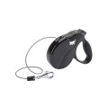 Поводок-рулетка Ferplast Amigo Mini Cord Black Lead для собак cо шнуром, чорний, 12x3x10 см
