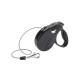 Поводок-рулетка Ferplast Amigo Mini Cord Black Lead для собак cо шнуром, чорний, 12x3x10 см