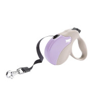 Поводок-рулетка Ferplast Amigo Mini Tape Beige-Purple для собак c стрічкою, бежево-фіолетовий, 12x3x10 см Поводок-рулетка Ferplast Amigo Mini Tape Beige-Purple для собак c стрічкою, бежево-фіолетовий, 12x3x10 см