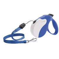Поводок-рулетка Ferplast Amigo S Cord Blue-White Lead для собак cо шнуром, біло-синій, 14x3,6x12 см Поводок-рулетка Ferplast Amigo S Cord Blue-White Lead для собак cо шнуром, біло-синій, 14x3,6x12 см