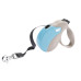 Поводок-рулетка Ferplast Amigo S Tape Beige-Blue для собак c стрічкою, бежево-синій, 14x3,6x12 см