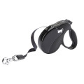 Поводок-рулетка Ferplast Amigo S Tape Black для собак c стрічкою, чорний, 14x3,6x12 см