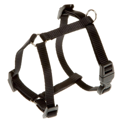 Нейлонова шлейки Ferplast Champion P XS Black для собак, чорна, А: 22x38, B: 25x38 см