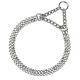 Полуривковая металевий ланцюг Ferplast Chrome CSS5516 для собак, 28x38 см