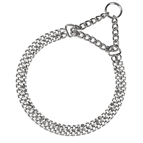 Полуривковая металевий ланцюг Ferplast Chrome CSS5518 для собак, 32x44 см