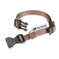 Нейлоновий нашийник Ferplast Club C10 / 25 Colours Brown для собак, коричневий, 19x25 см Нейлоновий нашийник Ferplast Club C10 / 25 Colours Brown для собак, коричневий, 19x25 см