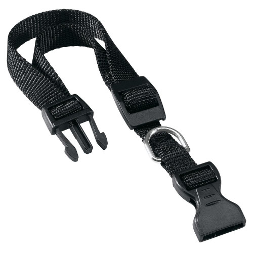 Нейлоновий нашийник Ferplast Club C25 / 70 Colours Black для собак, чорний, 45x70 см