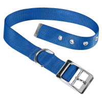 Нейлоновий нашийник Ferplast Club CF20 / 43 Blue для собак, синій, 35x43 см