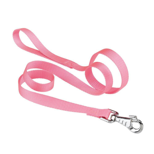 Нейлоновий поводок Ferplast Club G10 / 120 Pink для собак, рожевий, 10 мм, 120 см