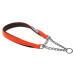 Нейлоновий нашийник з металевим ланцюжком Ferplast Daytona CSS20 / 50 Orange для собак, A: 50 см, B: 20 ​​см