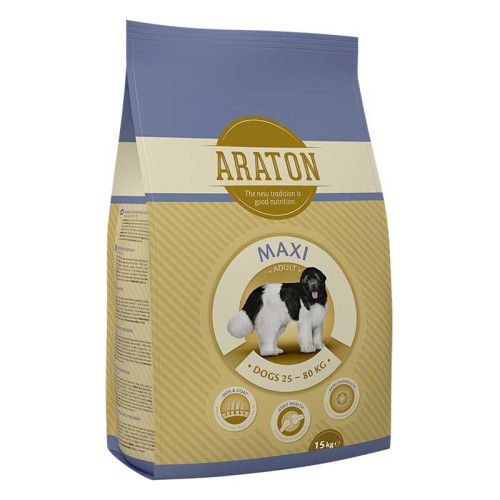 Сухий корм Araton Adult Maxi для собак вагою від 25 до 80 кг, 15 кг