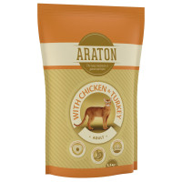 Сухий корм Araton Adult With Chicken & Turkey для котів вагою від 1 до 8 кг, 1.5 кг Сухий корм Araton Adult With Chicken & Turkey для котів вагою від 1 до 8 кг, 1.5 кг