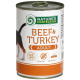 Консерва Natures Protection Adult Beef & Turkey для дорослих собак, 400 г