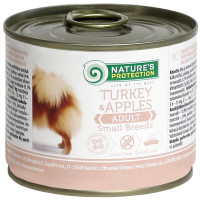 Консерва Natures Protection Adult Small Breeds Turkey & Apples для дорослих собак, 200 г Консерва Natures Protection Adult Small Breeds Turkey & Apples для дорослих собак, 200 г