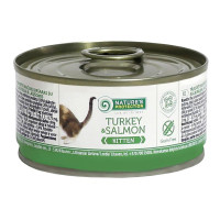 Консерва Natures Protection Kitten Turkey & Salmon для кошенят, 100 г