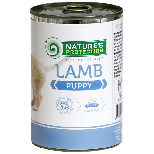 Консерва Natures Protection Puppy Lamb для цуценят, 400 г