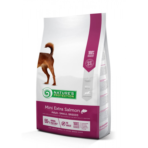 Сухий корм Natures Protection Mini Extra Salmon Adult Small Breeds для собак малих порід, 2 кг