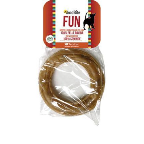 Жувальні кісточки Ferplast GoodBite Fun 4393 Ring Natural 165g для собак з сириці