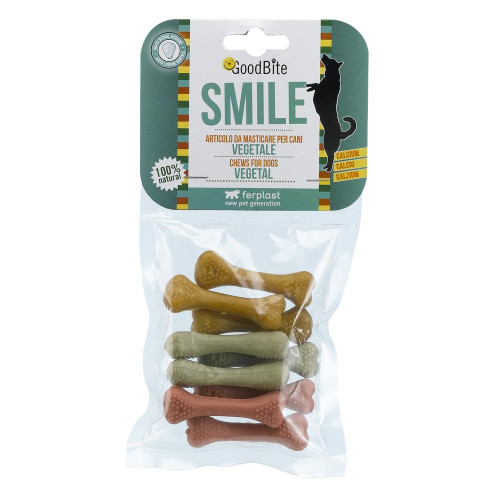 Жувальні кісточки Ferplast GoodBite Smile 4521 10g для собак на рослинній основі, 6,5x2x1,5 см