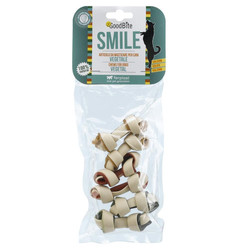 Жувальні кісточки Ferplast GoodBite Smile 4561 Osso 25g для собак на рослинній основі, 7x3x3 см
