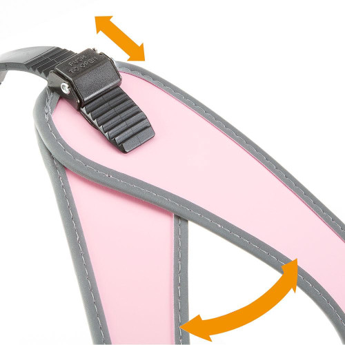 Ferplast Agila 4 Harness Pink ергономічна шлейки для собак з еластичним шнуром, 44x52 см