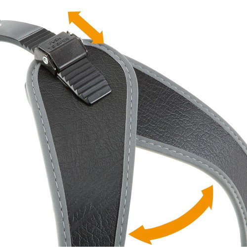 Ferplast Agila 5 Harness Black ергономічна шлейки для собак з системою мікрорегулюванням, 50x58 см