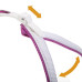Ferplast Agila Colors 4 White-Purple шлейки з нейлону, для собак, 44x52 см