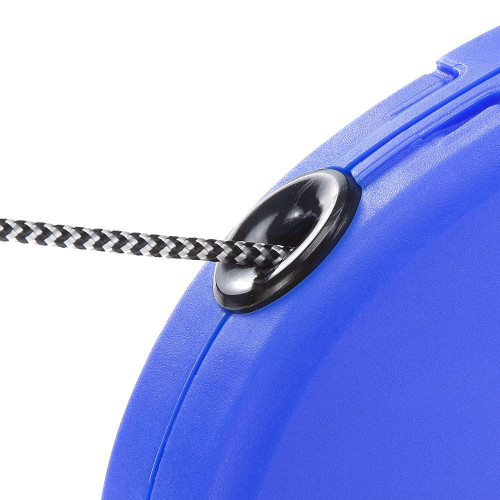 Поводок-рулетка для собак до 25 кг Ferplast Amigo Easy M Cord Blue cо шнуром, синій, 5 м