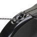 Поводок-рулетка Ferplast Amigo L Cord Black Lead для собак c тонким шнуром, 16x3,8x15 см