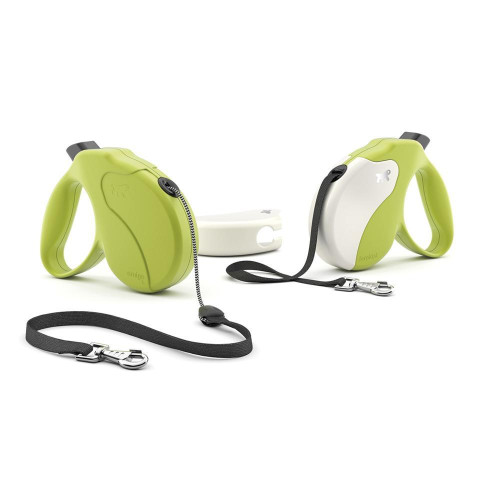 Поводок-рулетка Ferplast Amigo Long Cord Dove-Grey для собак cо шнуром, 15x3,6x14 см