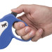 Поводок-рулетка Ferplast Amigo Mini Tape Blue-White для собак c стрічкою, біло-синій, 12x3x10 см