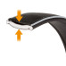 Нейлоновий нашийник Ferplast Daytona Comfort CF40 / 60 Black для собак, чорний, A: 52x60 см, B: 40 мм