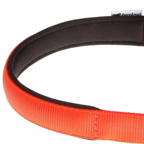 Нейлоновий нашийник з металевим ланцюжком Ferplast Daytona CSS25 / 65 Orange для собак, A: 65 см, B: 25 см