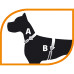 Нейлонова шлейки Ferplast Daytona P Harness Medium Brown для собак, A: 51 ÷ 55 см, B: 53 ÷ 61 см